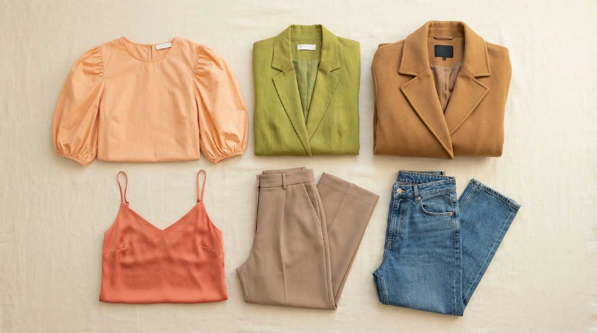 Вещи из капсулы Тёплой Весны: цвет, который работает вместе