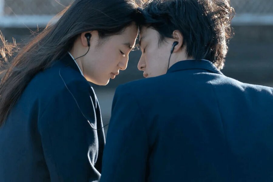 Кадр из японской дорамы "Первая любовь"