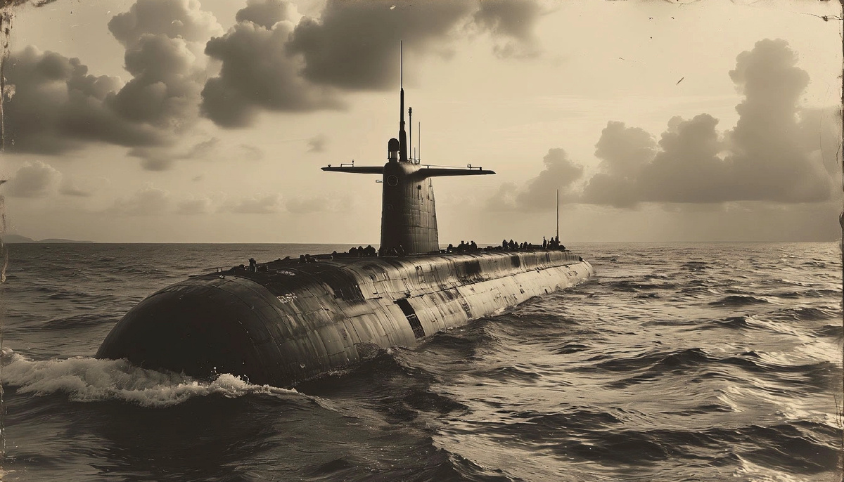 Американская субмарина находилась в Средиземном море.