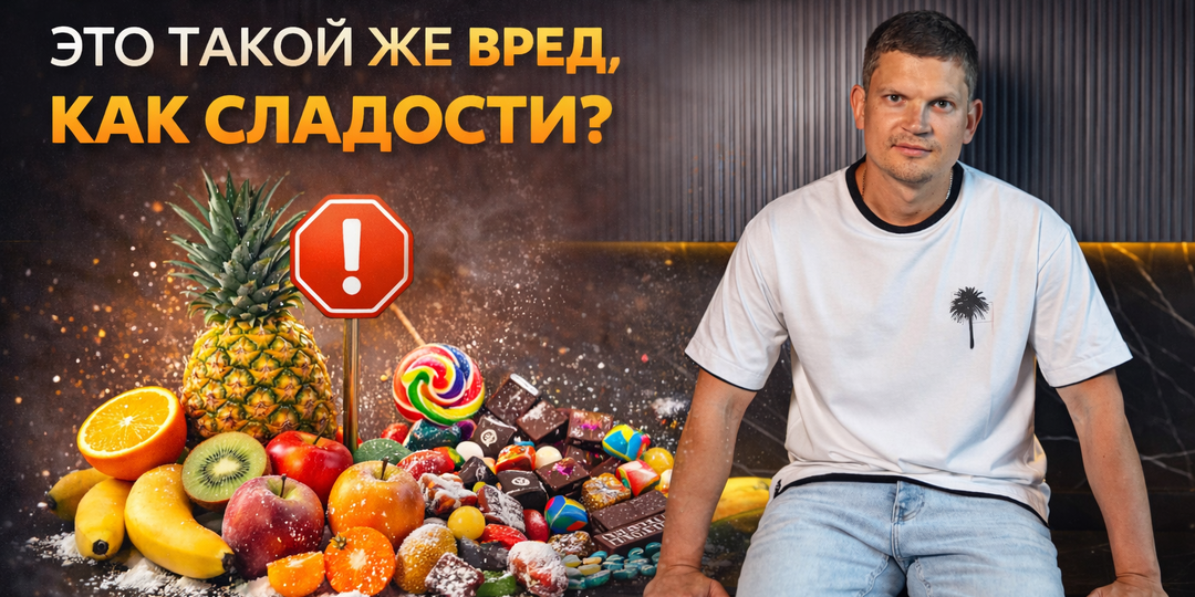 Сахар во фруктах - это такой же вред, как сладости?