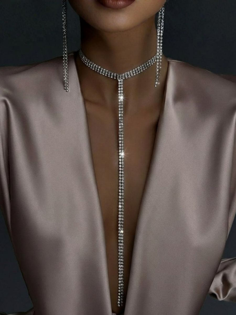 Набор чокер колье и серьги бижутерия. Almazia. Арт. 186307388