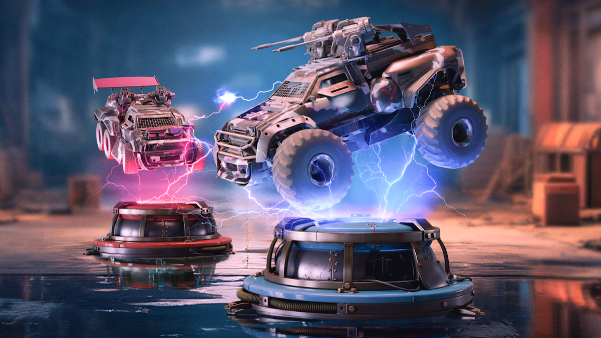 ММО-экшен для мобильных устройств, в котором нужно собирать боевую машину и участвовать в PvP-боях Crossout Mobile