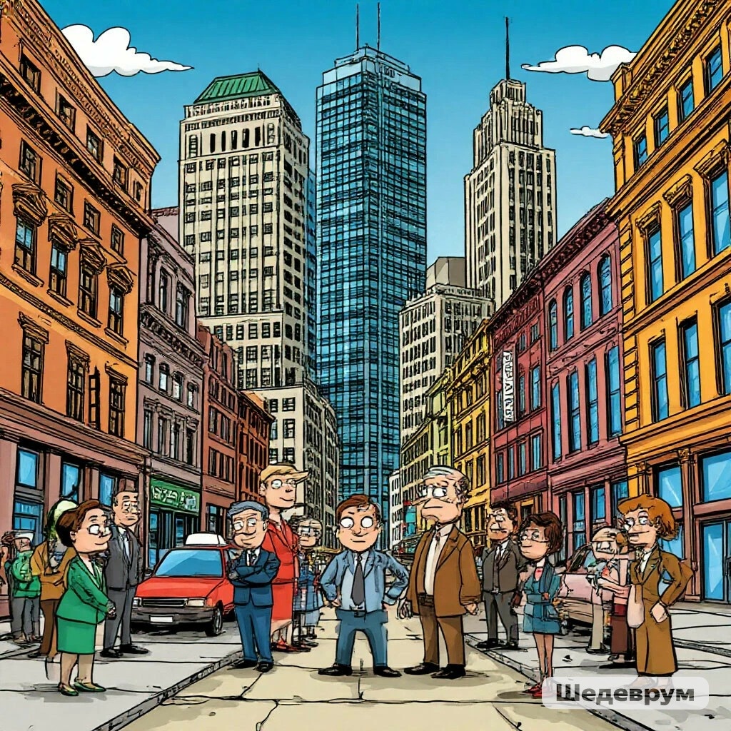 Должники воодушивились. Иллюстрация для настроения