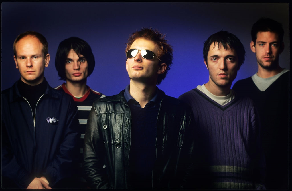 Radiohead в 1995 году, слева направо: Фил Селвей, Джонни Гринвуд, Том Йорк, Колин Гринвуд и Эд О'Брайен. Фото: Gie Knaeps/Getty Images