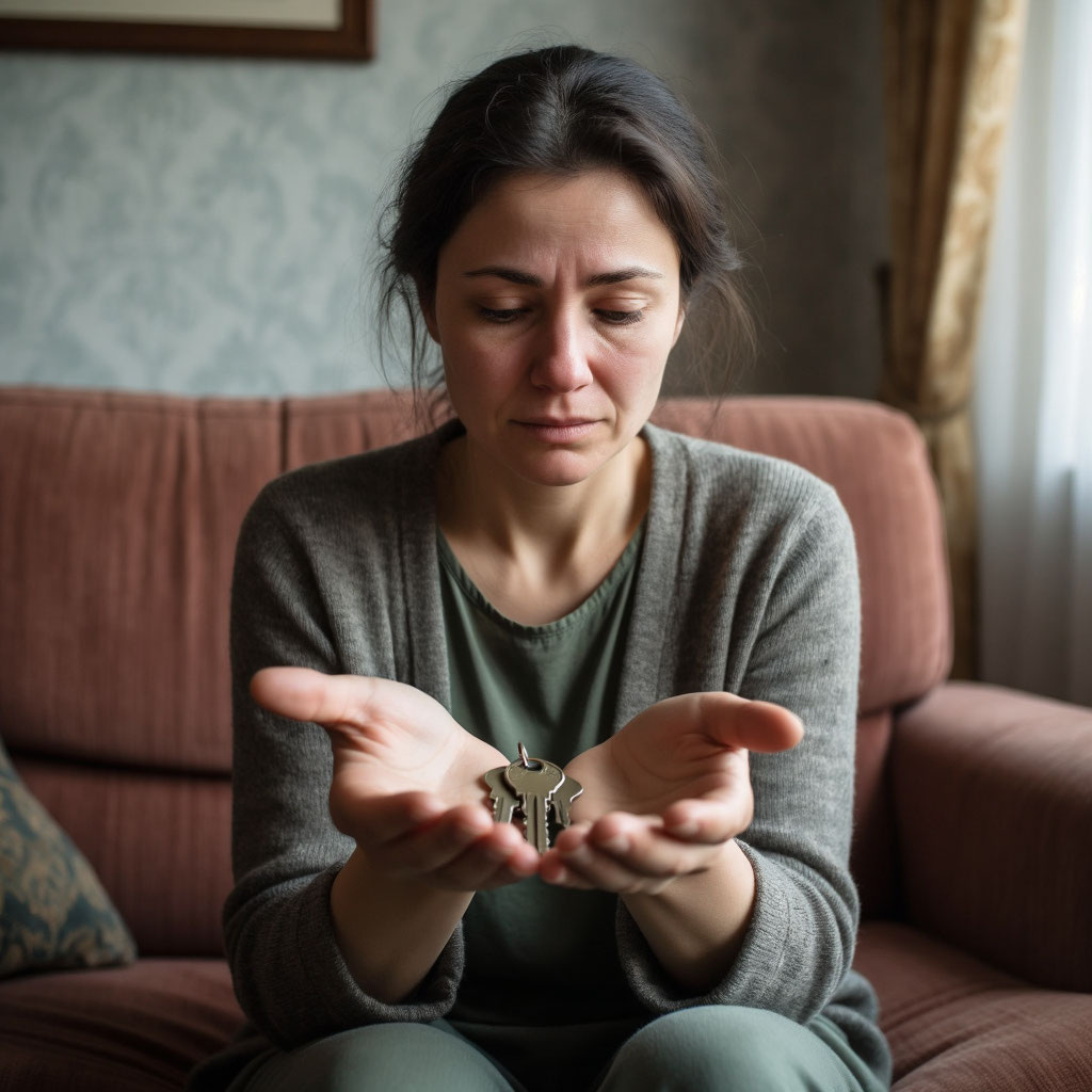 Комната родителей, сижу на диване в ладошках ключи от родительской квартиры, столько воспоминаний