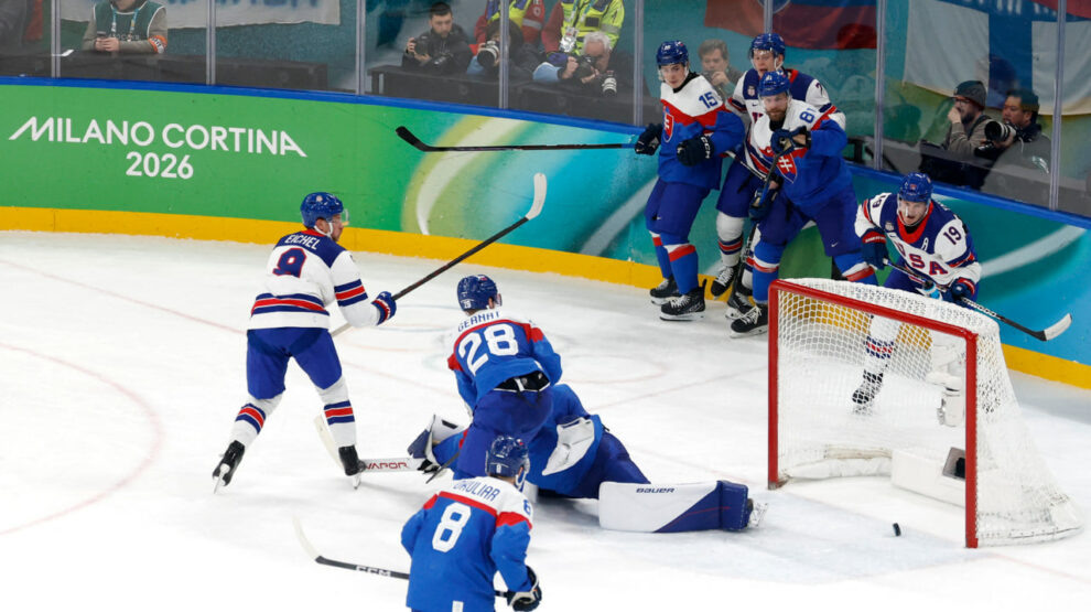    Американцы не заметили словаков. Фото: Reuters