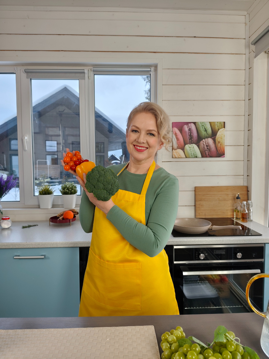 Недавно была съемка для программы "Доброе утро", снимали два рецепта к Великому посту.