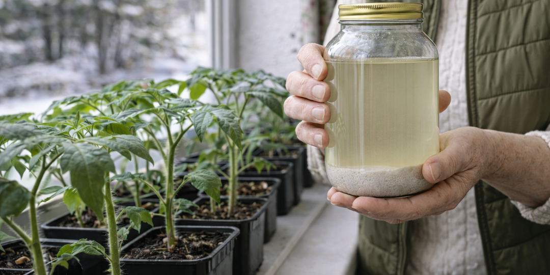 Томаты рванули в рост за неделю! Какой отвар сделал стебель толще мизинца и из чего я его готовлю