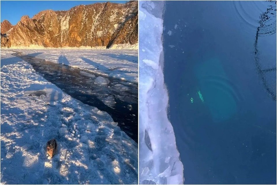    Спасателям предстоит достать со дня УАЗ и тела погибших. Фото: СУ СКР Иркутской области/прокуратура Иркутской области.