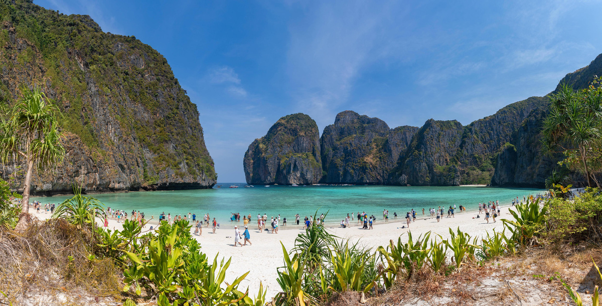 Пляж Maya Bay (остров Пхи-Пхи Лей, Таиланд)