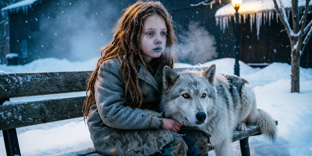 Холодной ночью собака пришла к замерзающей, бездомной девочке и спасла её. А что произошло дальше поразило всех до глубины души..