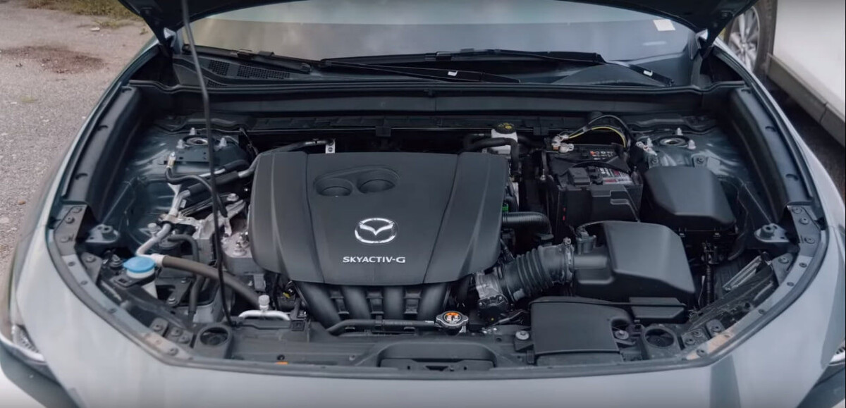 Атмосферный двигатель Mazda CX-30, 2.0 л, 158 л.с. Источник: скриншот из VKвидео канала «Япония Транзит»