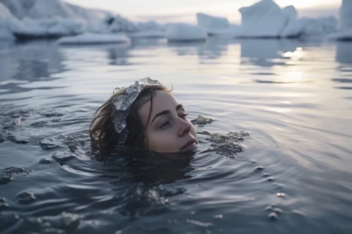    Наслаждаться ощущением невесомости, слушая потрескивание льда вокруг...