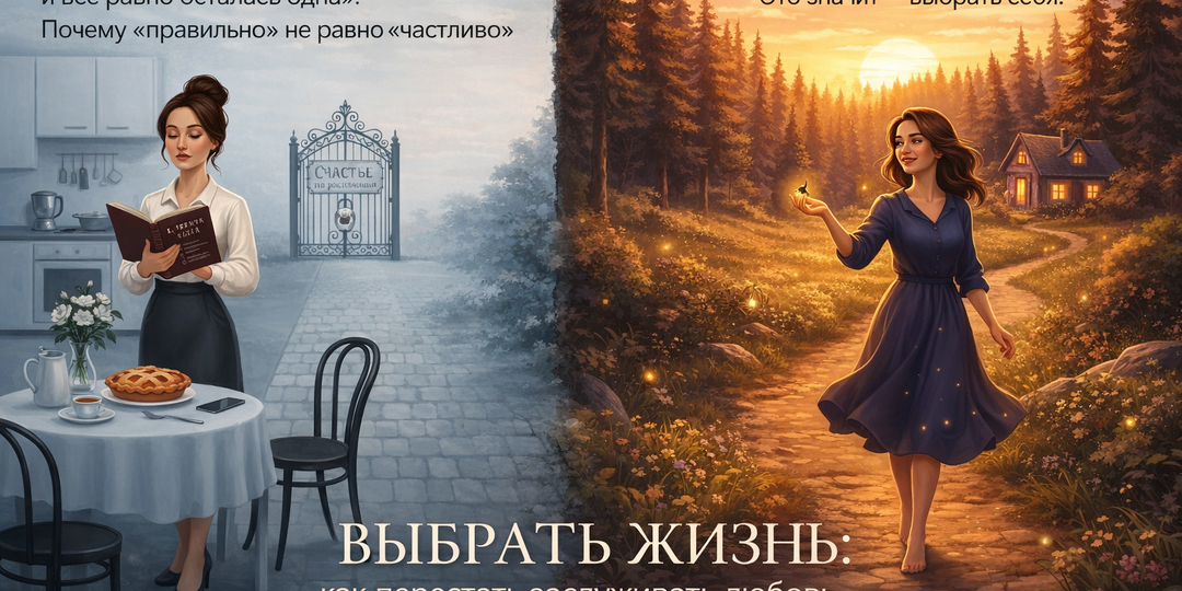 🌙 Я всё делала правильно — и всё равно осталась одна. Почему правильно не равно счастливо