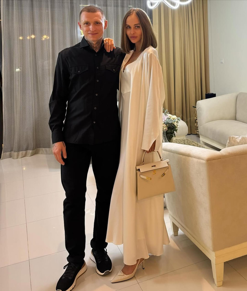    Павел Мамаев и Надежда Санько. Фото: Инстаграм (запрещён в РФ) @mamaeva_nadinhope