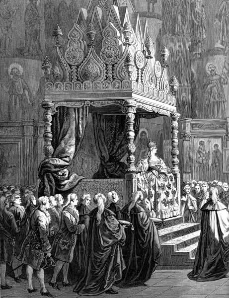 Венчание на царство Екатерины II