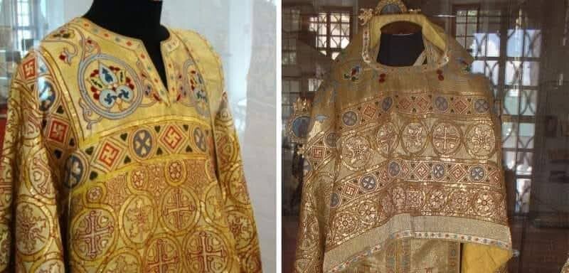 Символ Святого духа был изображен на одежде Новгородского Патриарха, сможете его сами найти?