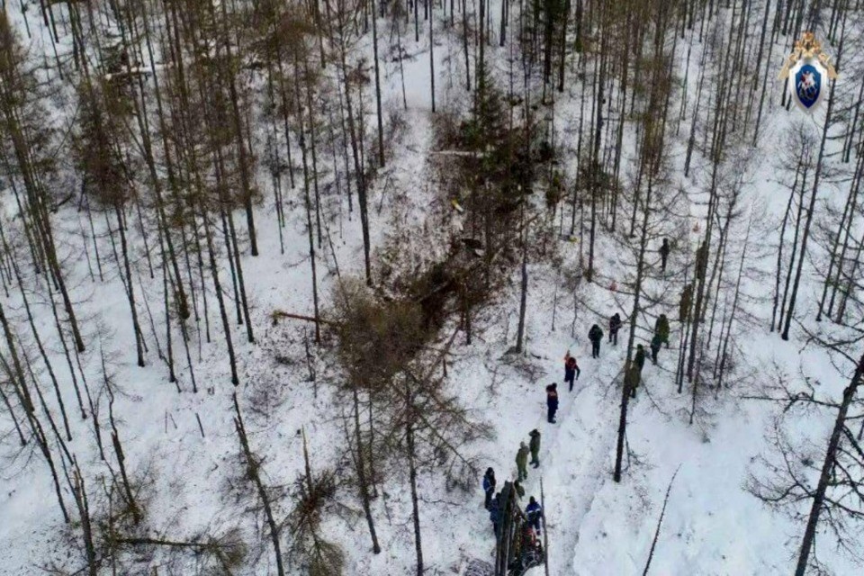    Все три пассажира упавшего в Амурской области вертолета погибли. Фото: СК России/@sledcom_press