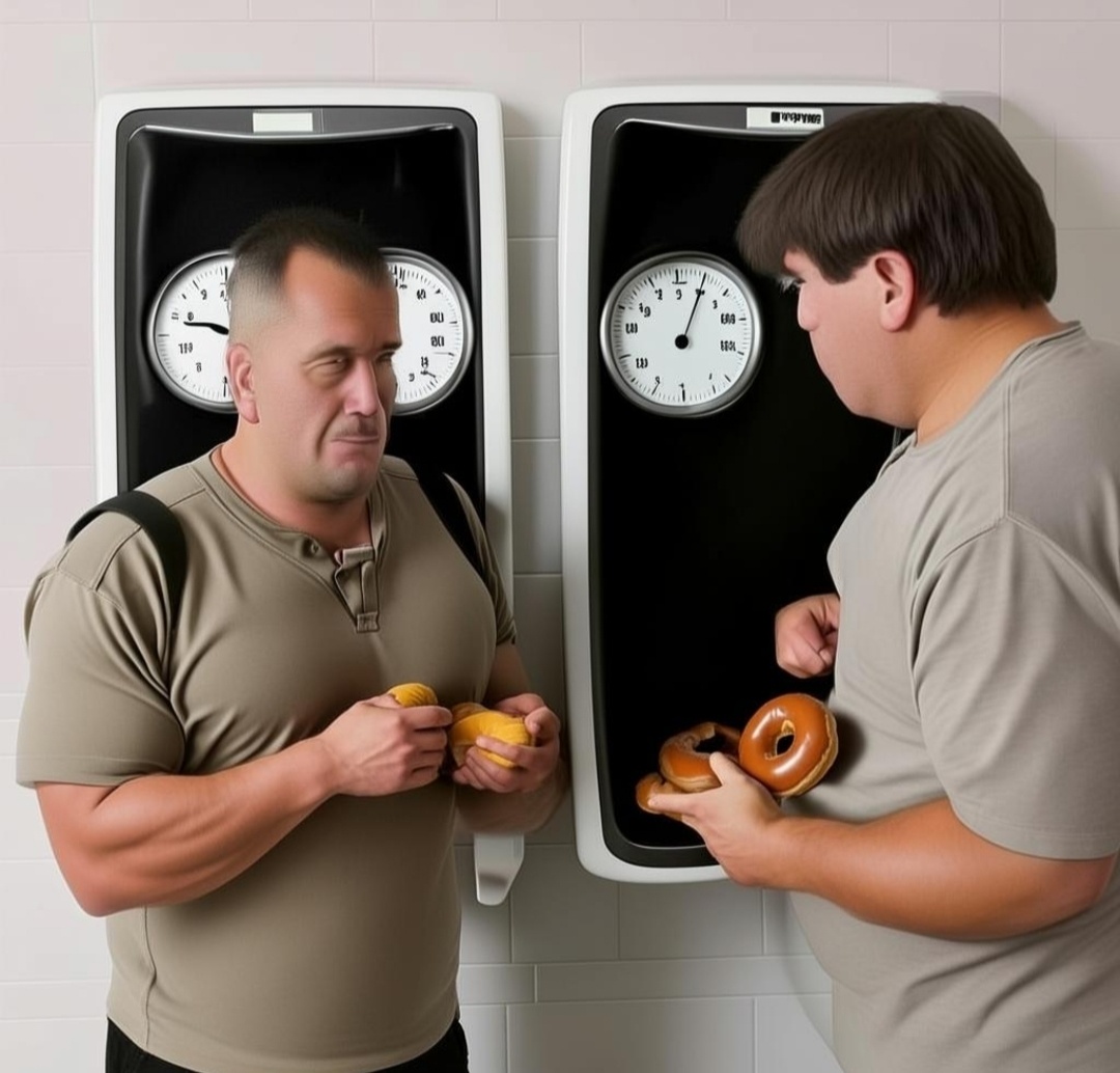 Вес тот же -  а тело другое. Весы врут, если не знаешь, что внутри.