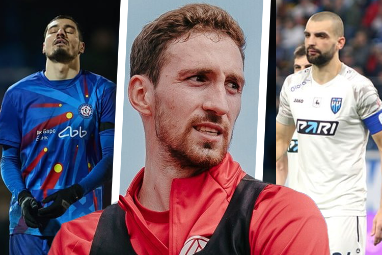    (слева-направо) Давид Хубаев, Солтмурад Бакаев, Кирилл Гоцук / фото: fckamaz.ru, fcakron.ru, Maksim Konstantinov, globallookpress.com