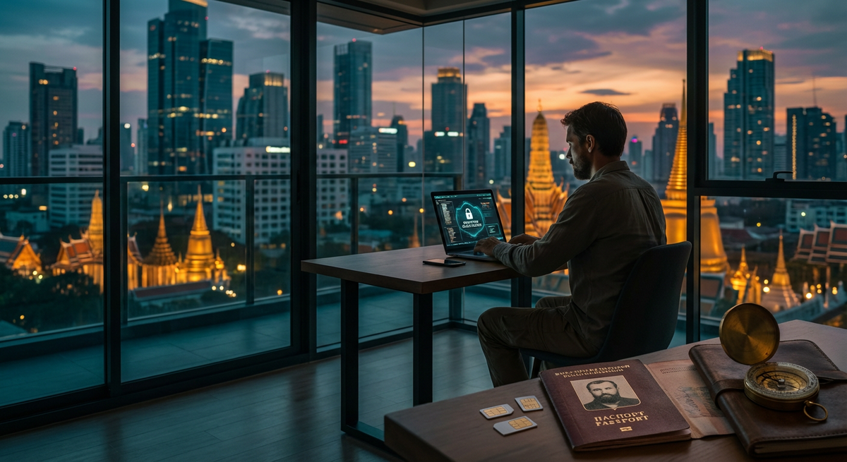 Бангкок, закат. Здесь не начинается новая жизнь — здесь начинается новая архитектура контроля над ней.