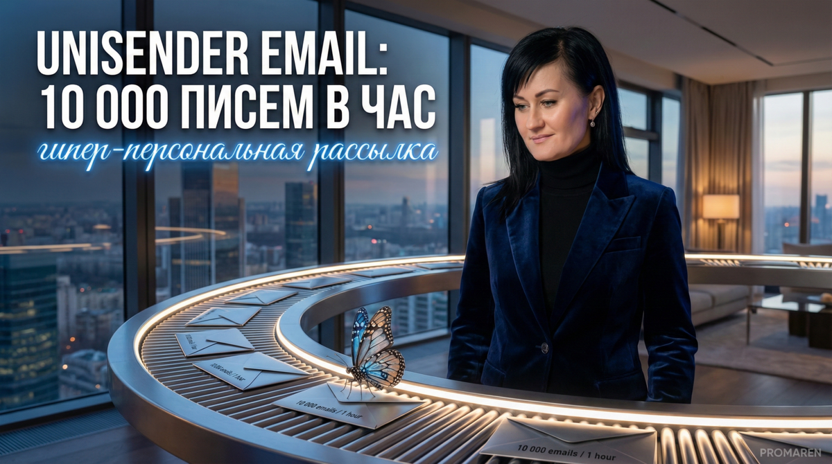    AI-гипер-персонализация в Unisender подбирает офферы по истории покупок для тысяч клиентов автоматически | Марина Погодина, PROMAREN Марина Погодина