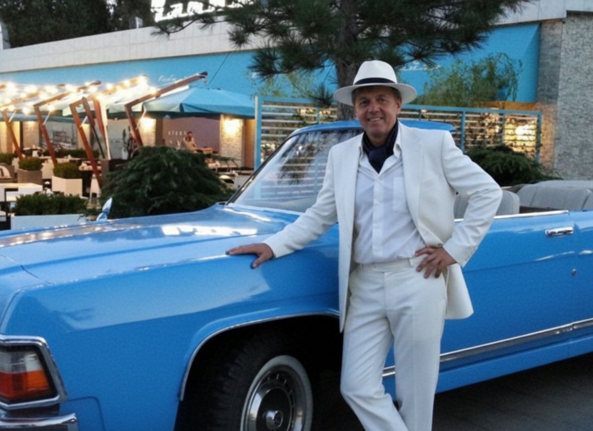 Валерий Иванович - любимец женщин и детей. Его фото с летнего отдыха в Ялте.