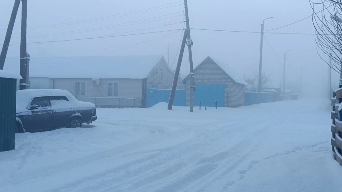    Высота снежного покрова после обильного снегопада доходит 25 см   MeteoVolgograd_34