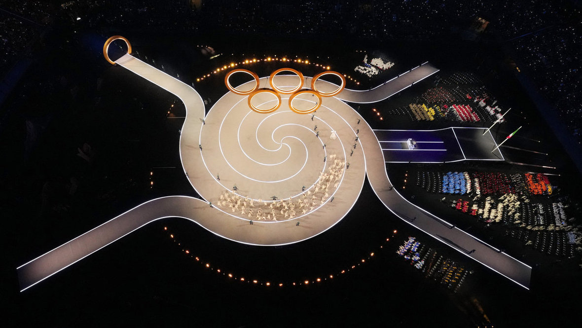    Церемония открытия Олимпиады-2026 на «Сан-Сиро». Reuters