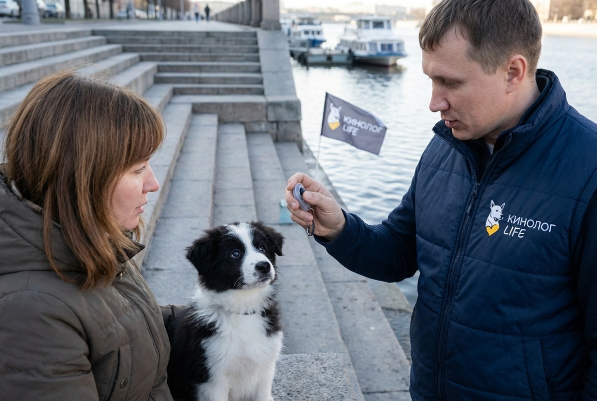 щенок ходит в туалет на улице — приучение к выгулу на травяном газоне