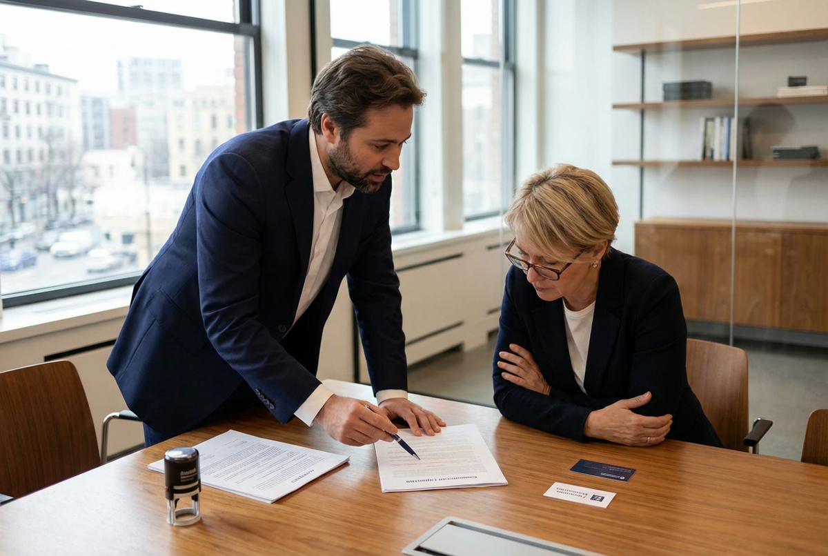 банковская гарантия коммерческий договор — рукопожатие деловых партнёров в офисе