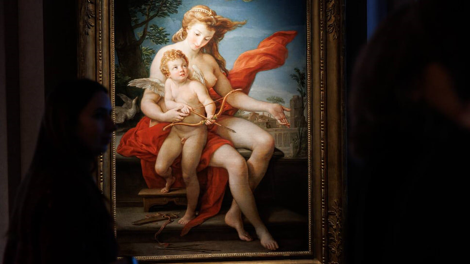 Помпео Батони, Венера и Амур, 1785. .📷Фото: Ярославский художественный музей