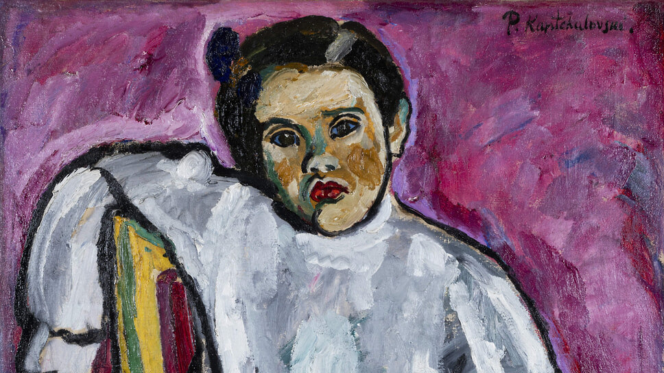 Петр Кончаловский. «Наташа на стуле», 1910.📷Фото: Собрание Екатерины и Владимира Семенихиных, Москва