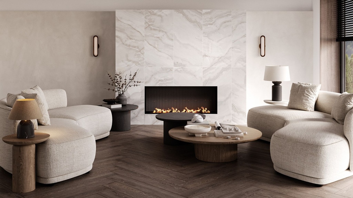 Керамогранит Belize с текстурой оникса. Источник: Estima