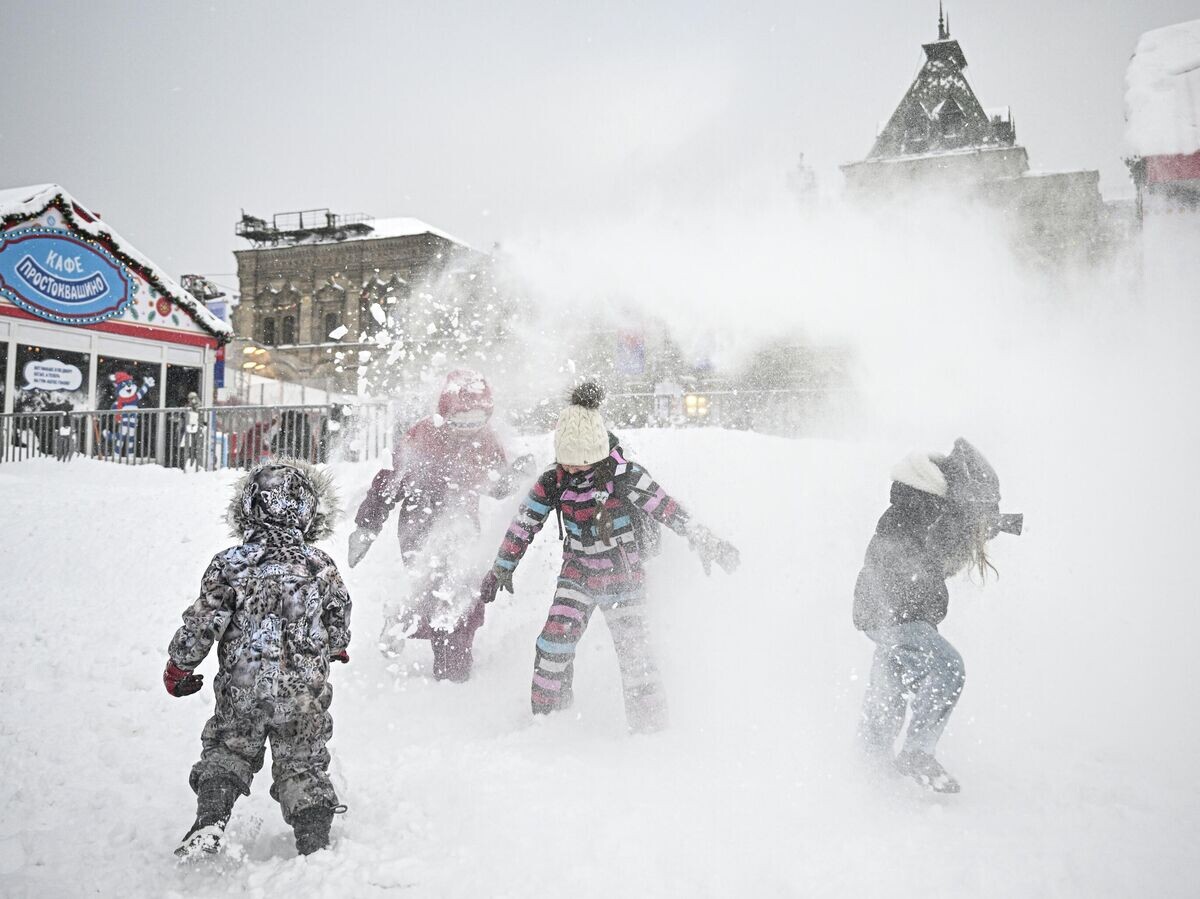    Снег в Москве | © РИА Новости / Кристина Соловьёва