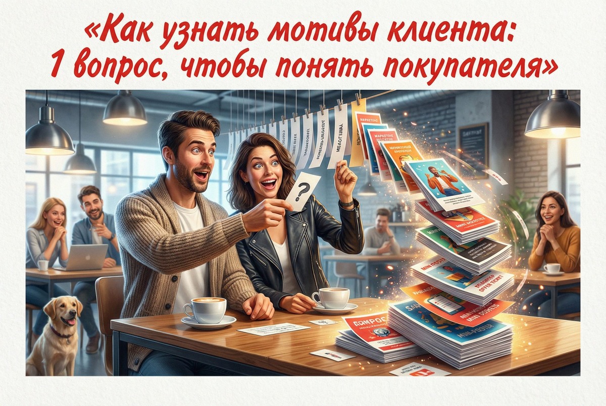    Один вопрос, чтобы понять истинные мотивы покупателя Евгений Прокушев