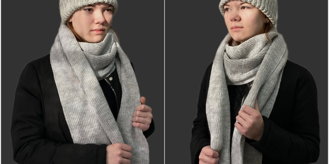 Шапка и шарф в моих любимых оттенках!