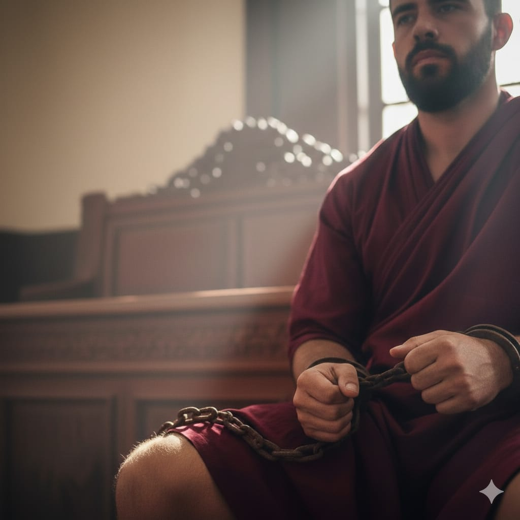 Фотографировать в зале суда категорически запрещено. Рисовал ИИ. 