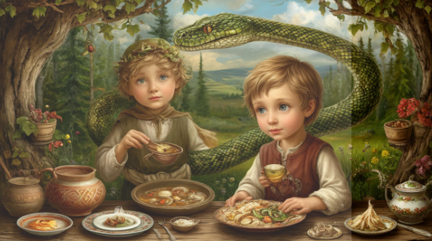 В некотором царстве, в двухкомнатном государстве, жила-была Мать-Берегиня со своим отроком десяти вёсен. 