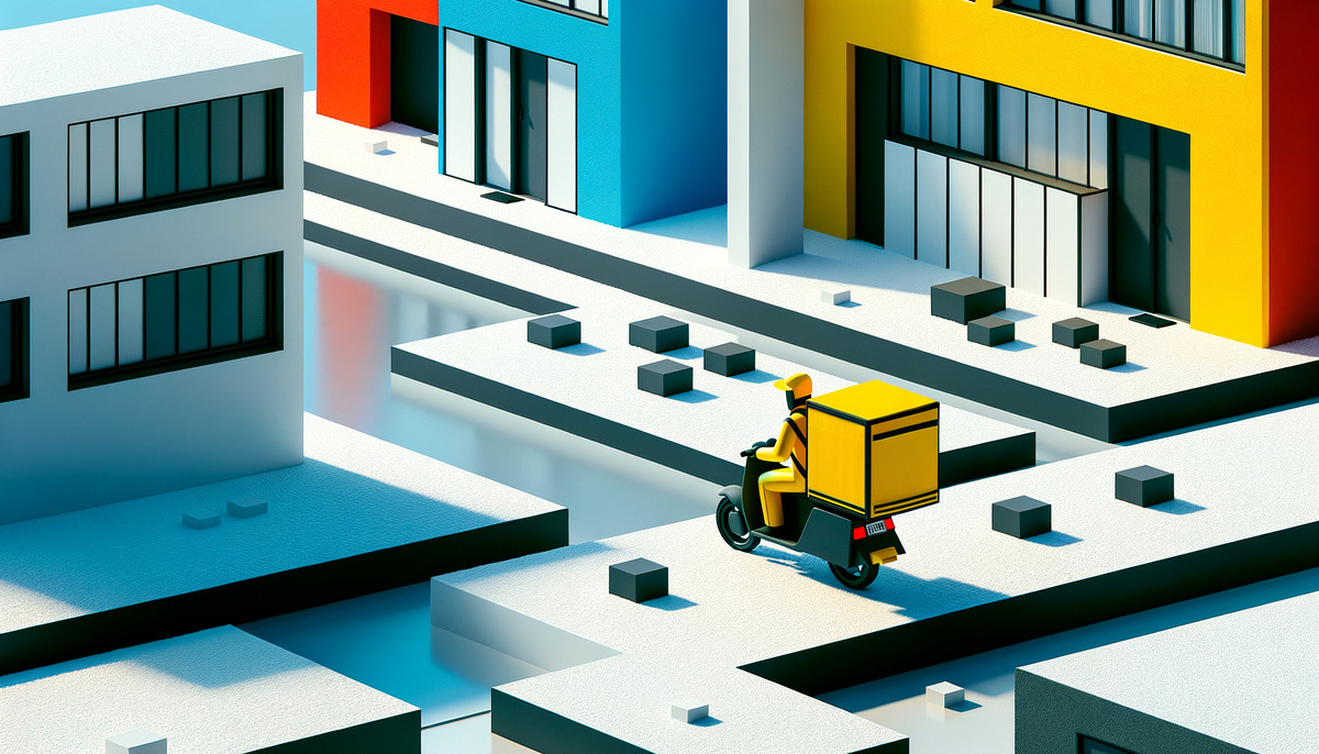 Поработал курьером в Ульяновске