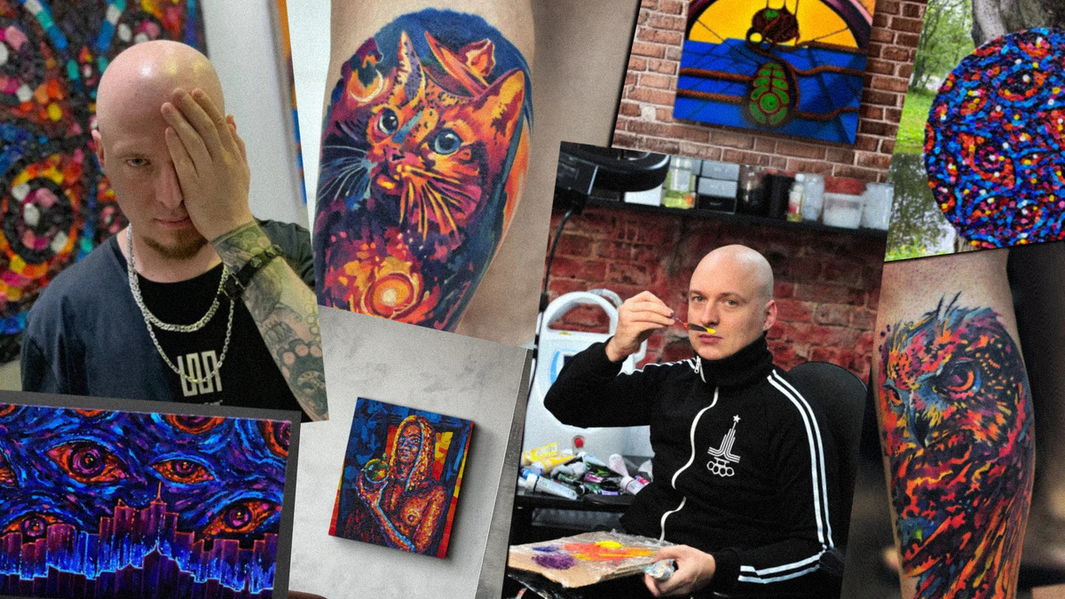 Художник и тату-мастер Юрий Баринов, а также Chicken Creators представляют...
