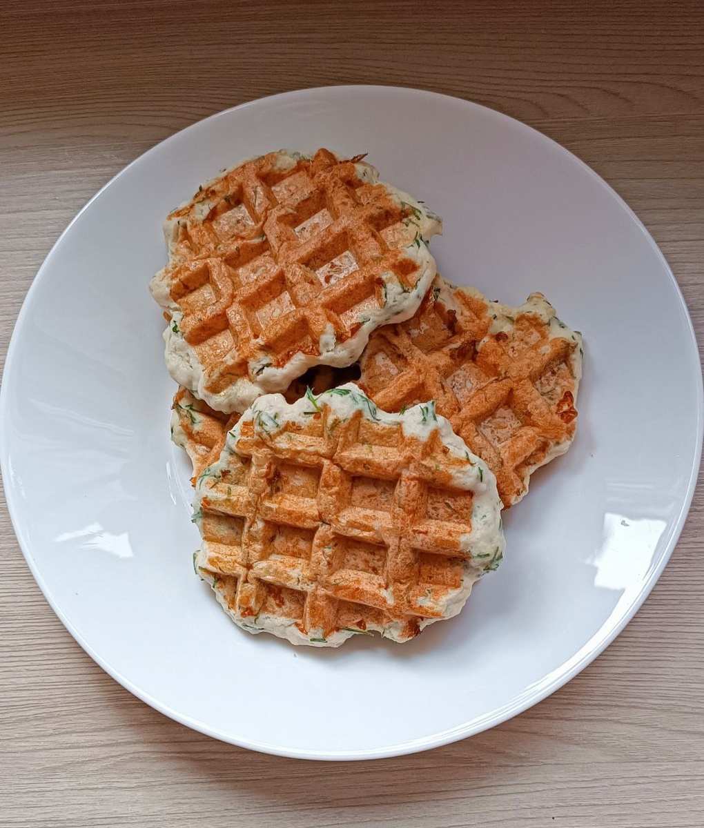 Встраивайте калий даже в овсянблины и вафли, как в этом примере: овощное тесто всему голова. 