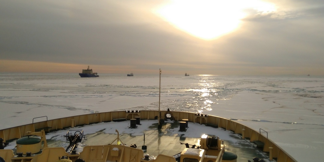 Текущая ледовая обстановка на Балтике остается тяжелой