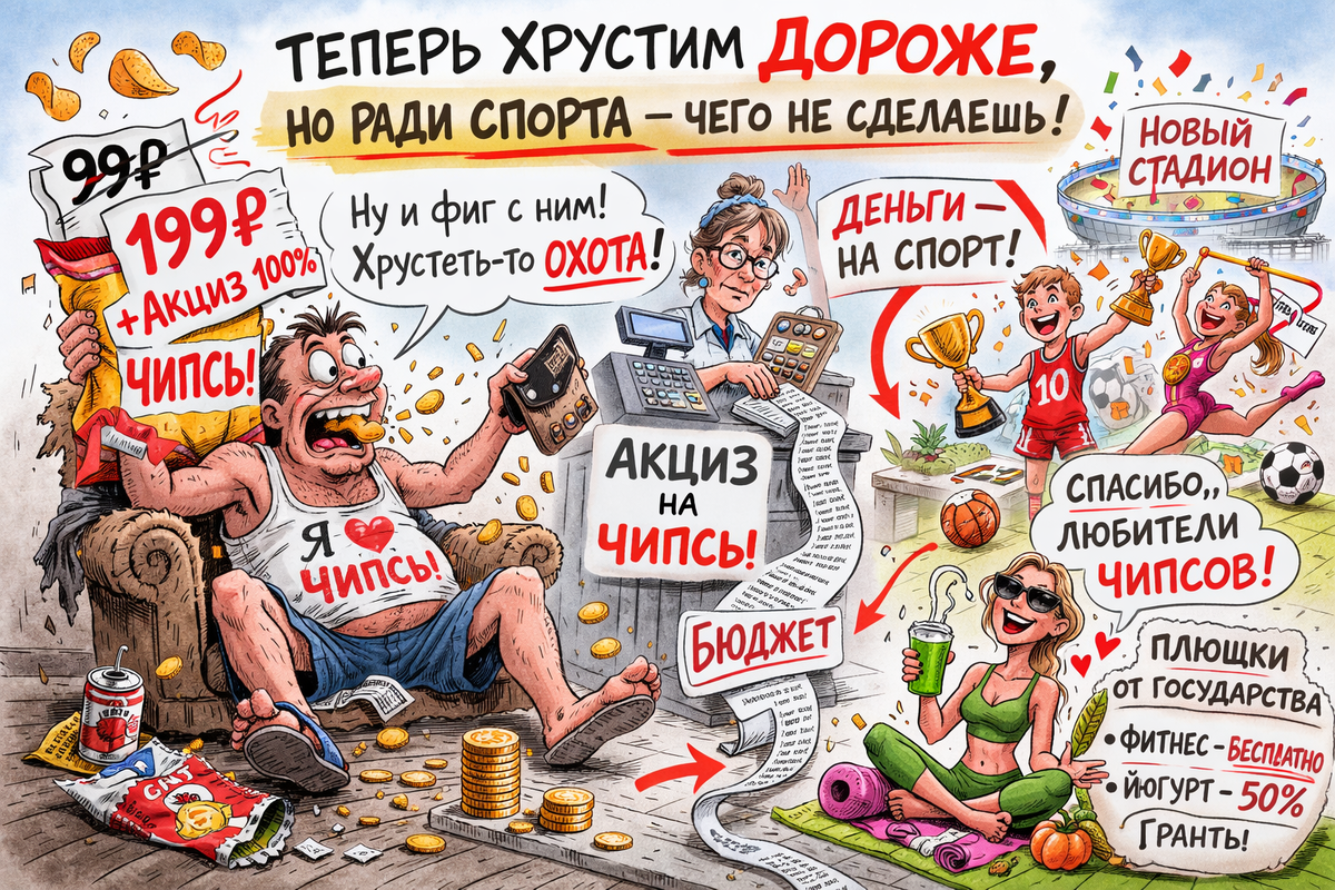 Предлагают ввести акциз на все сладенькое и соленое