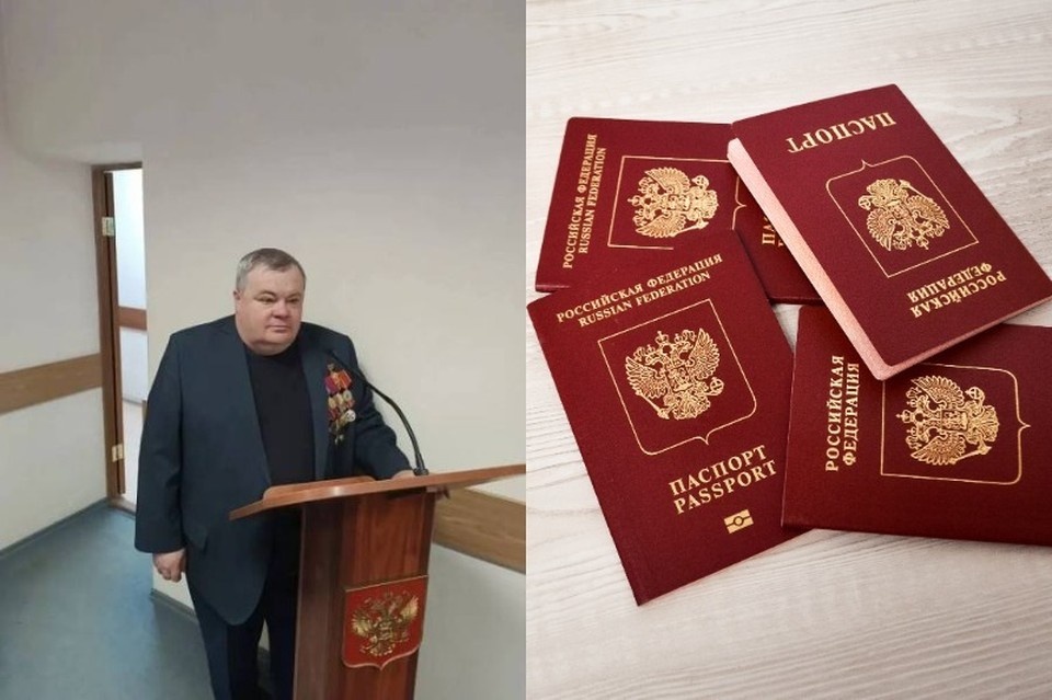    Главный документ гражданина России подросткам вручил ветеран труда. Фото: ГУ МВД России по НСО // Даниил ОПАРИН