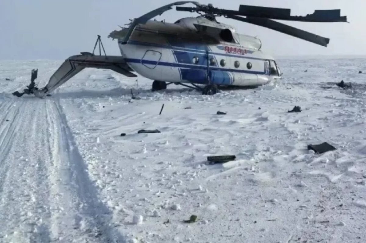    Вертолет Ми-8 совершил жесткую посадку на Ямале