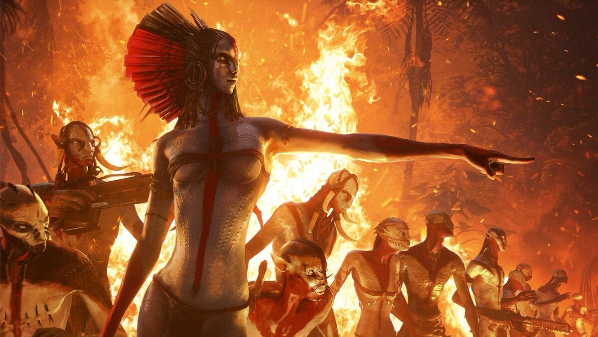 *кадры из фильма "Аватар: Огоньи перед"