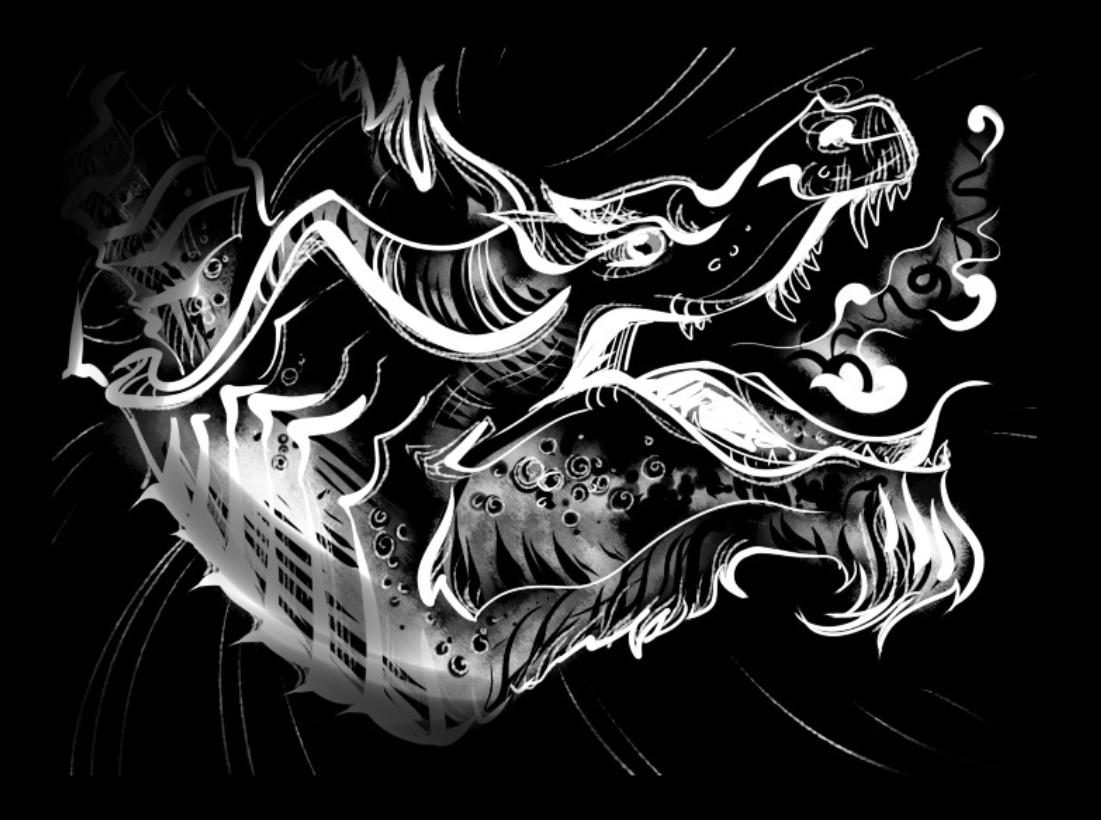 Иллюстрация к рассказу "Ночь с драконом" из сборника "Замирье"