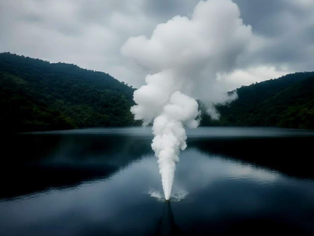 Это озеро выглядит как райский уголок — бирюзовая вода, зелёные холмы, тишина. Но 21 августа 1986 года из его глубин вырвалось облако углекислого газа, которое за одну ночь убило 1746 человек. Они просто заснули и не проснулись — потому что кислород исчез.