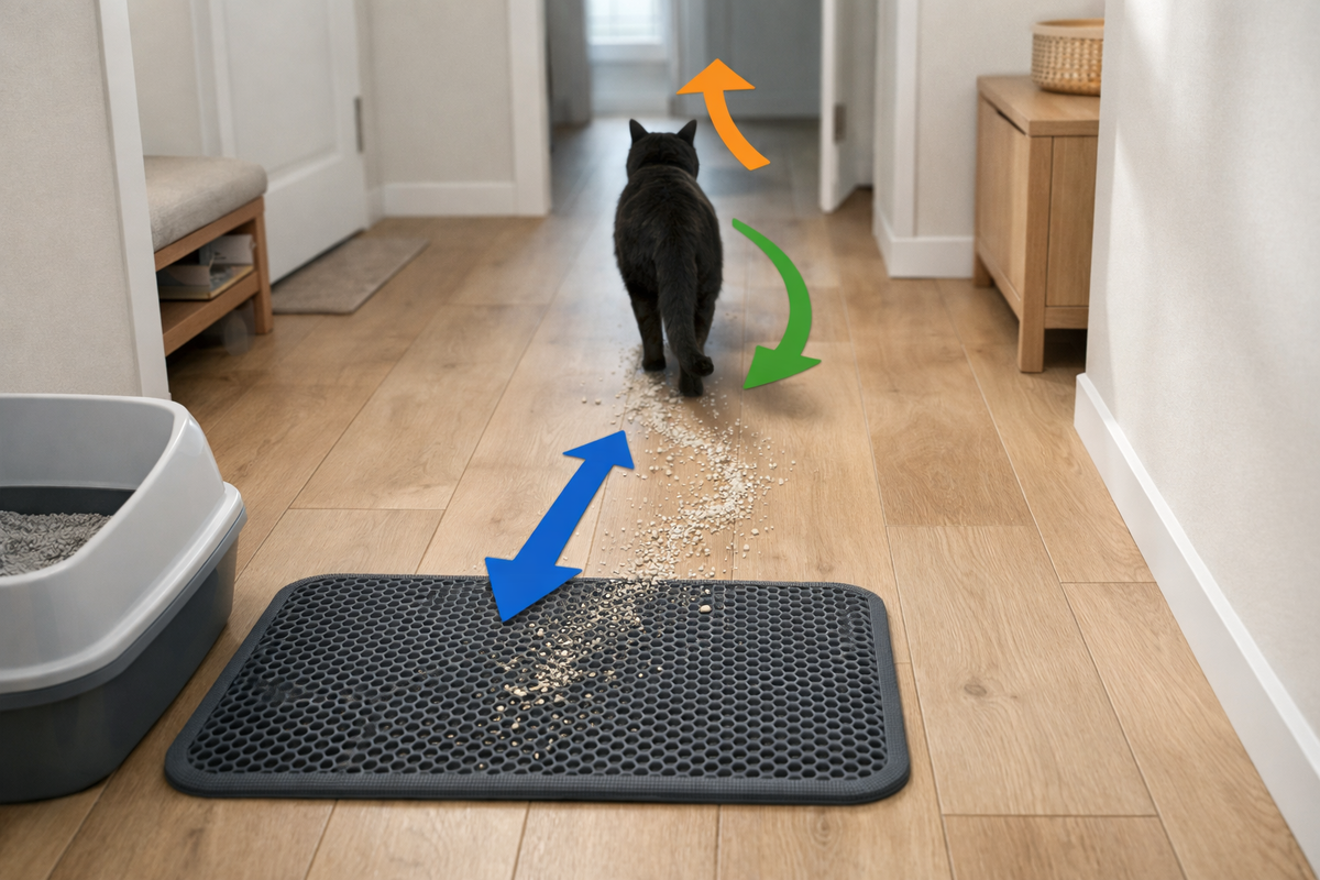 Когда песок из лотка становится частью маршрута по дому